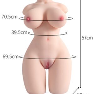 ตุ๊กตายางครึ่งท่อน TPE หุ่นสวยเซ็กซี่ 57cm