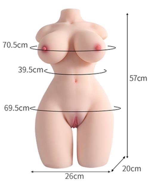 ตุ๊กตายางครึ่งท่อน TPE หุ่นสวยเซ็กซี่ 57cm