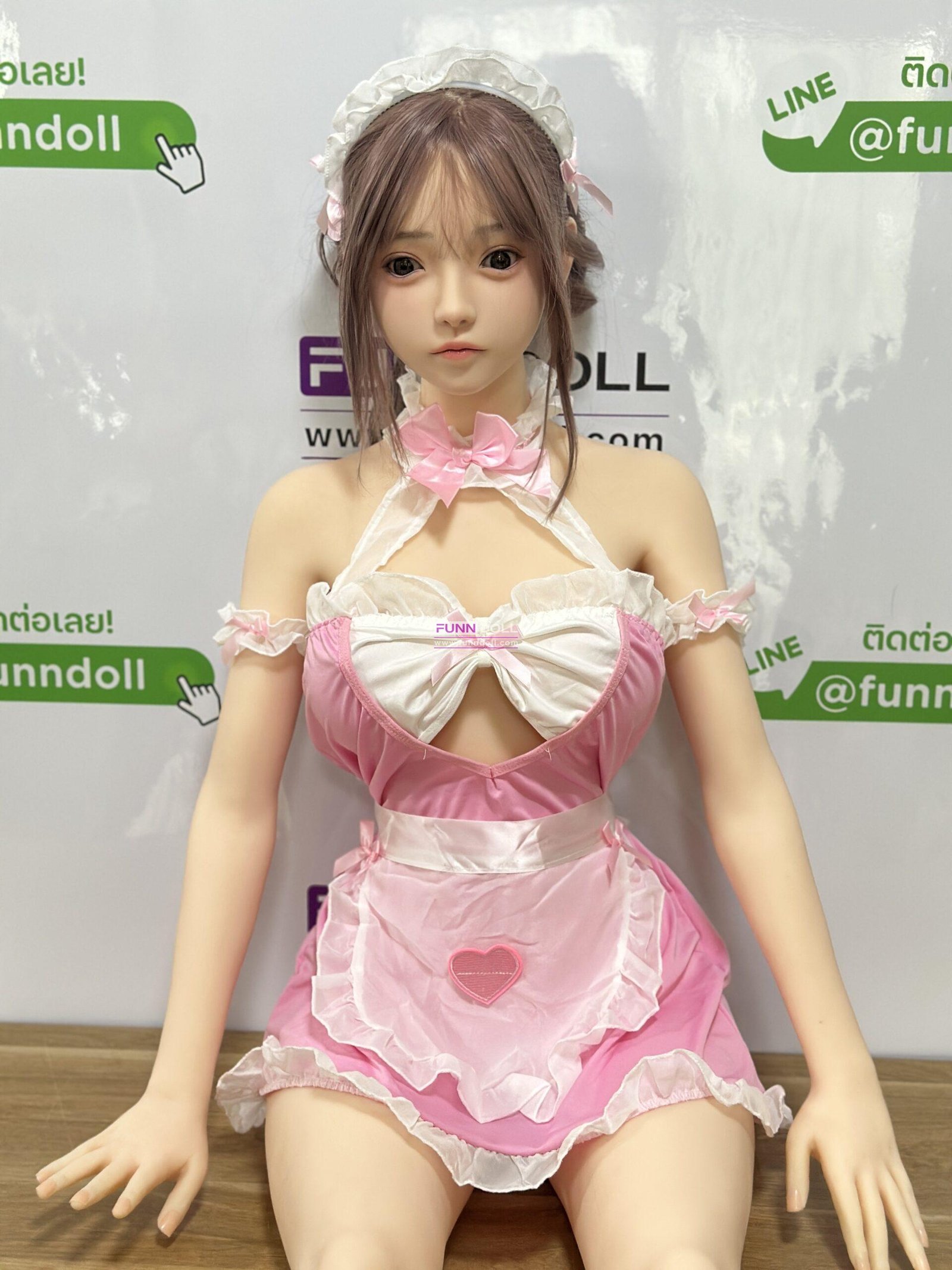 ตุ๊กตายางพร้อมส่ง หัวซิลิโคน 148cm น้องจูเน่ - Image 18