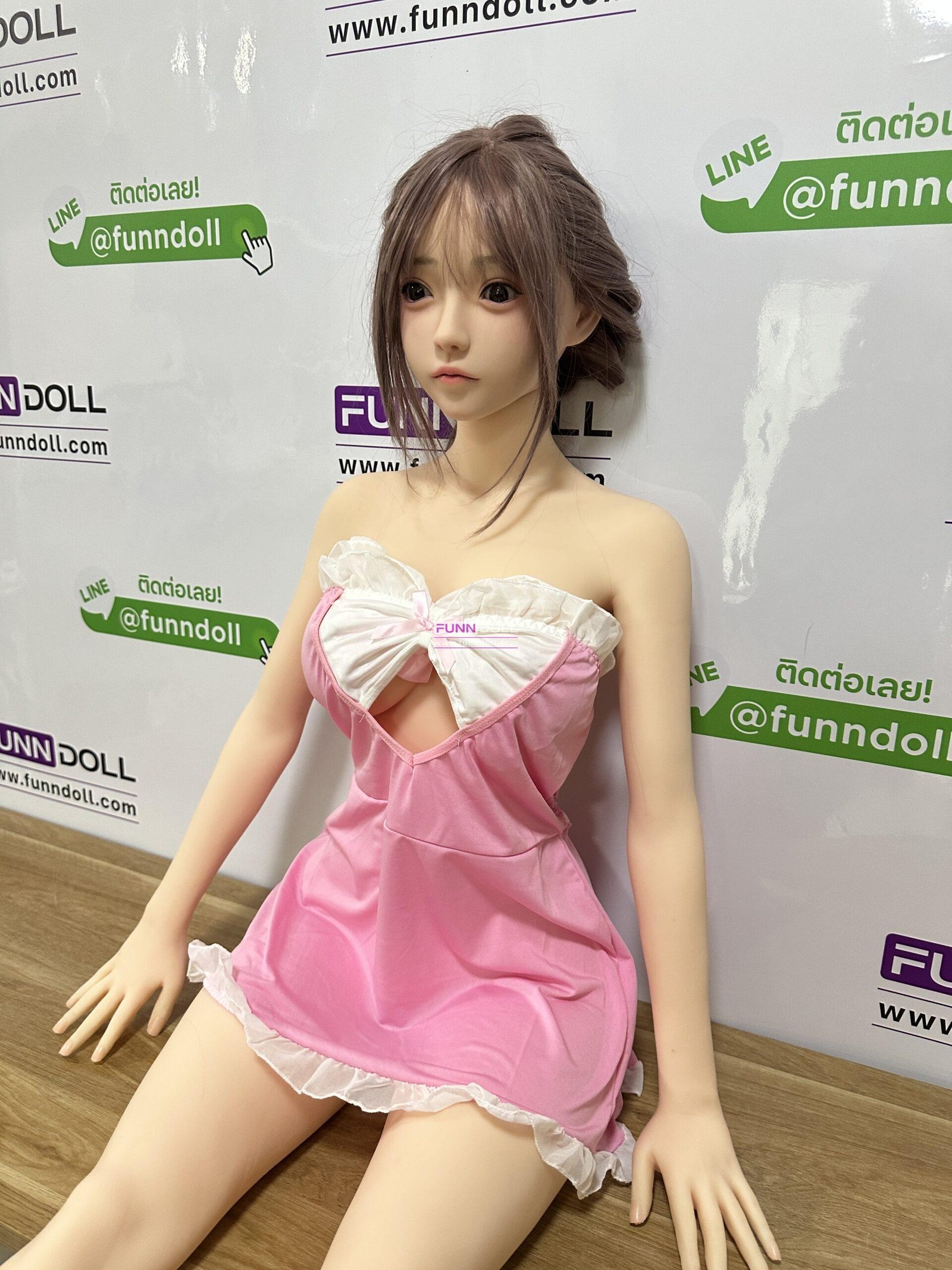 ตุ๊กตายางพร้อมส่ง หัวซิลิโคน 148cm น้องจูเน่ - Image 2