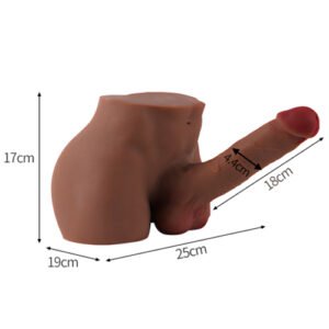 ตุ๊กตายางครึ่งท่อนผู้ชาย หุ่นล้ำ Dildo สมจริง รุ่น M2