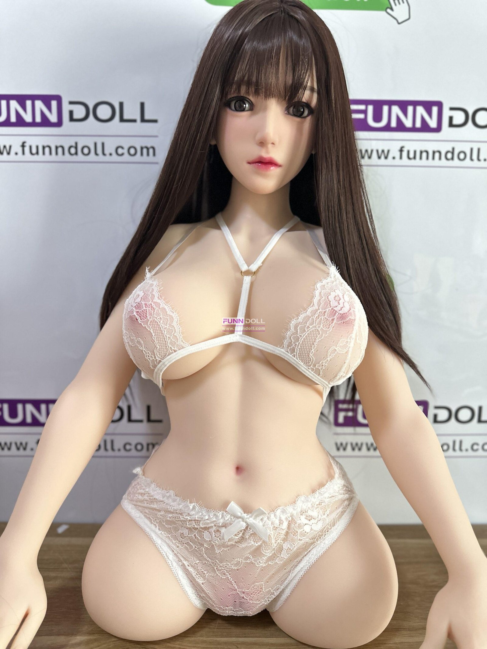 ตุ๊กตายางพร้อมส่ง ครึ่งท่อน หัวซิลิโคนปลูกผม + Body TPE ความสูง 80cm. น้องนานามิ - Image 2