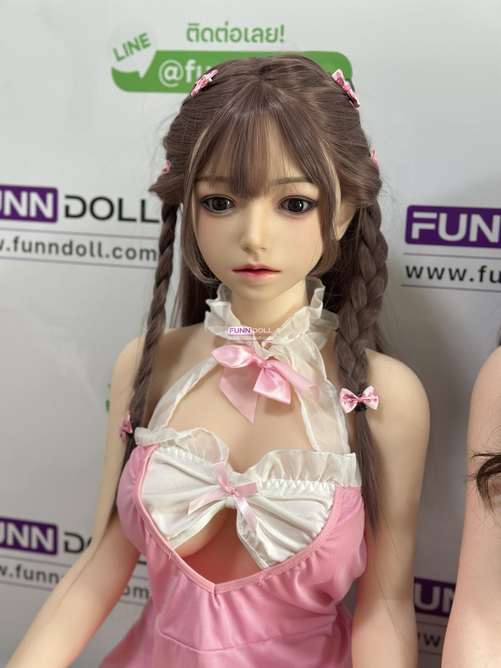 ตุ๊กตายางพร้อมส่ง หัวซิลิโคน 148cm น้องนานามิ #กรามขยับได้ - Image 2