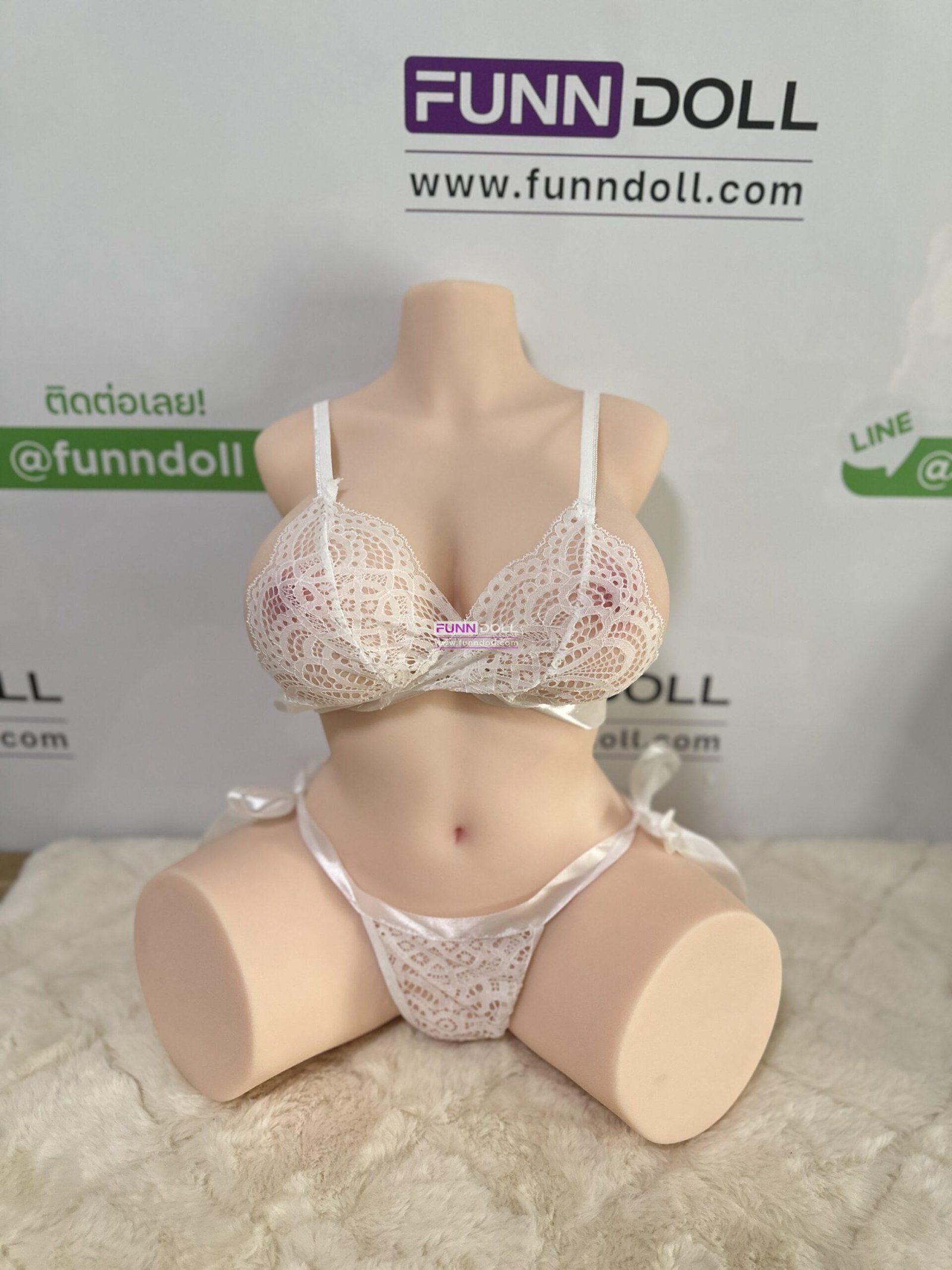 ตุ๊กตายางพร้อมส่ง ครึ่งท่อน เท่าคนจริง Body TPE ความสูง 60cm. - Image 2