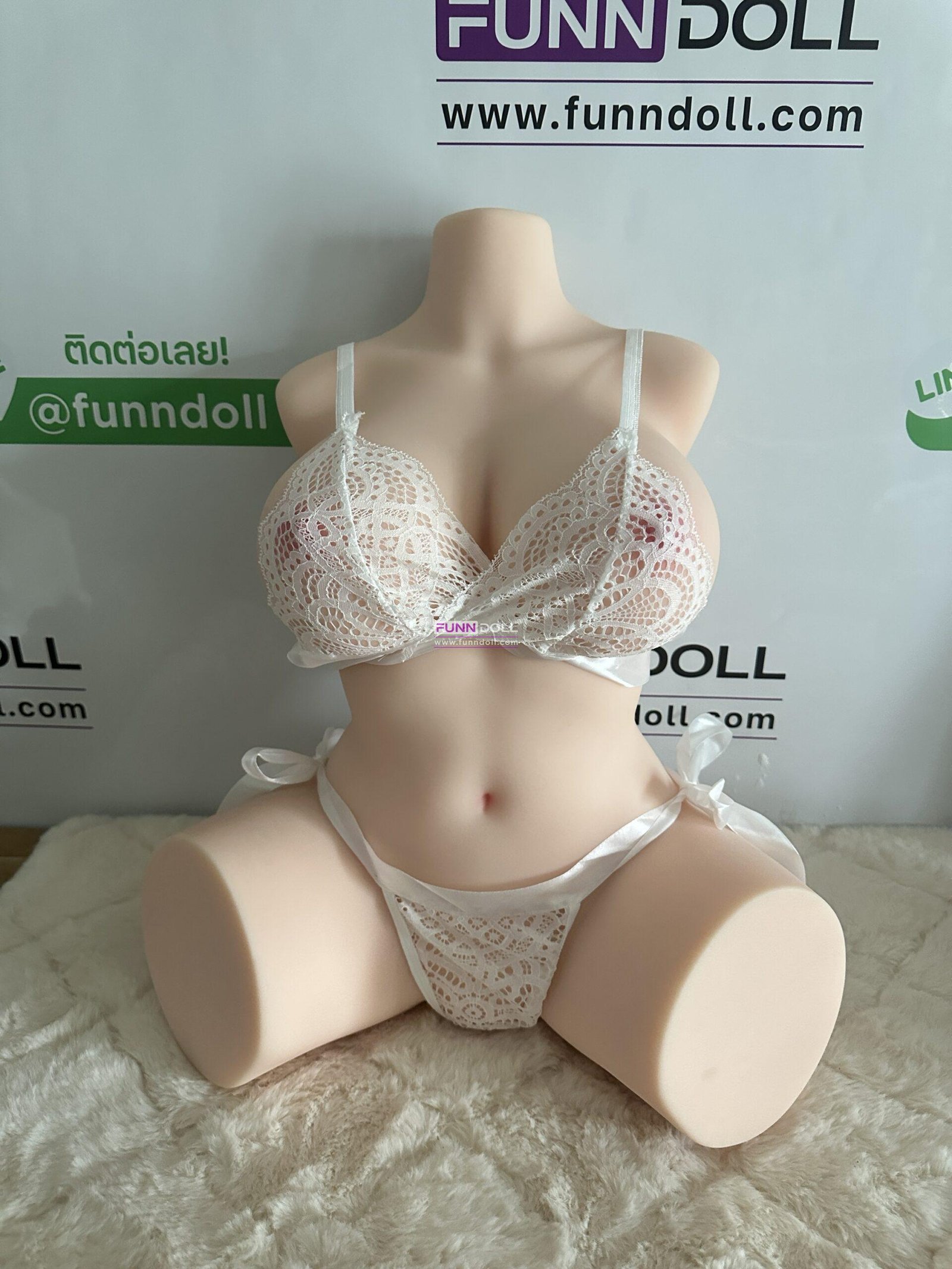 ตุ๊กตายางพร้อมส่ง ครึ่งท่อน เท่าคนจริง Body TPE ความสูง 60cm. - Image 3
