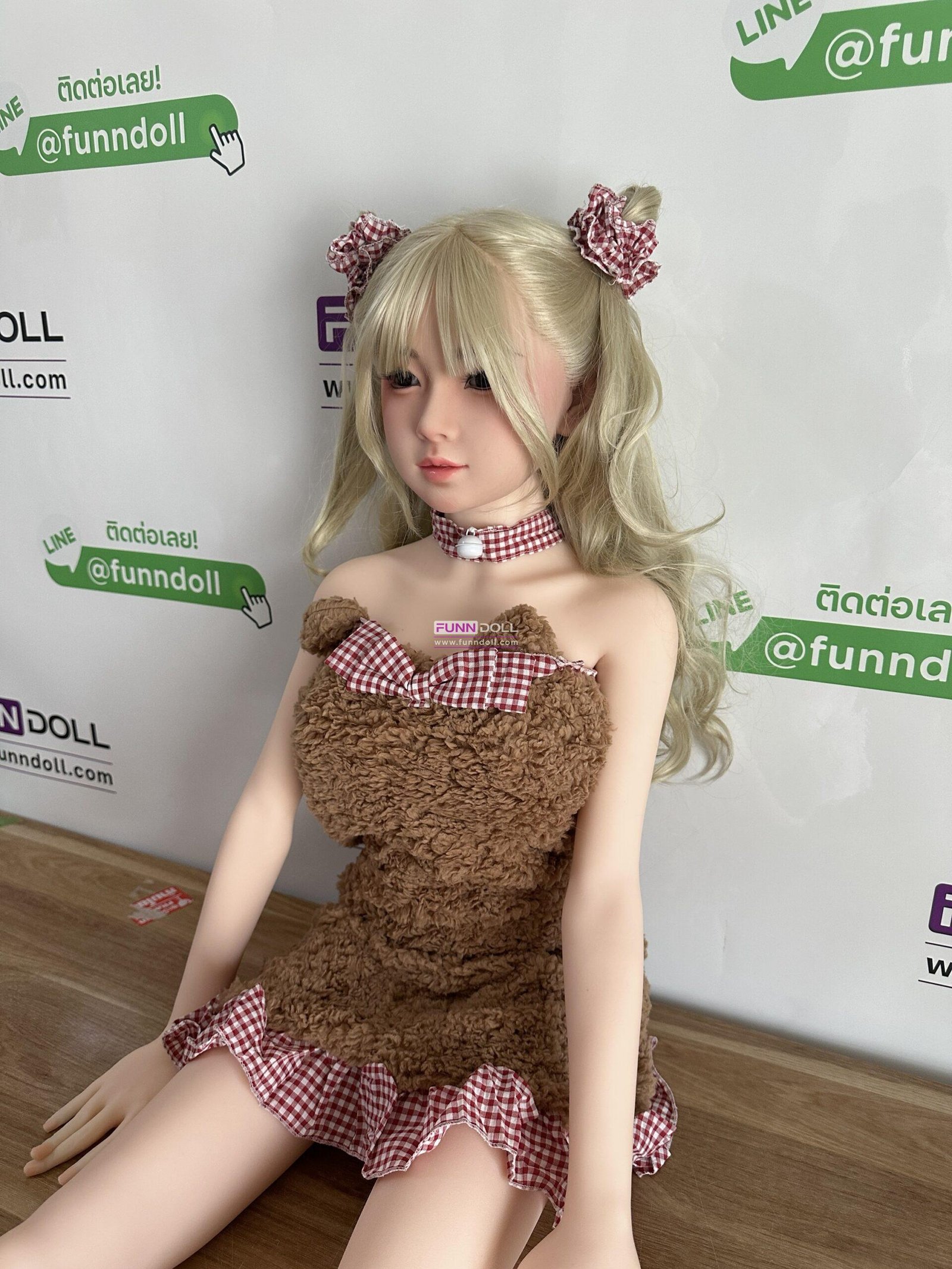 ตุ๊กตายางพร้อมส่ง หัวซิลิโคน 135cm. น้องมินนี่ - Image 3