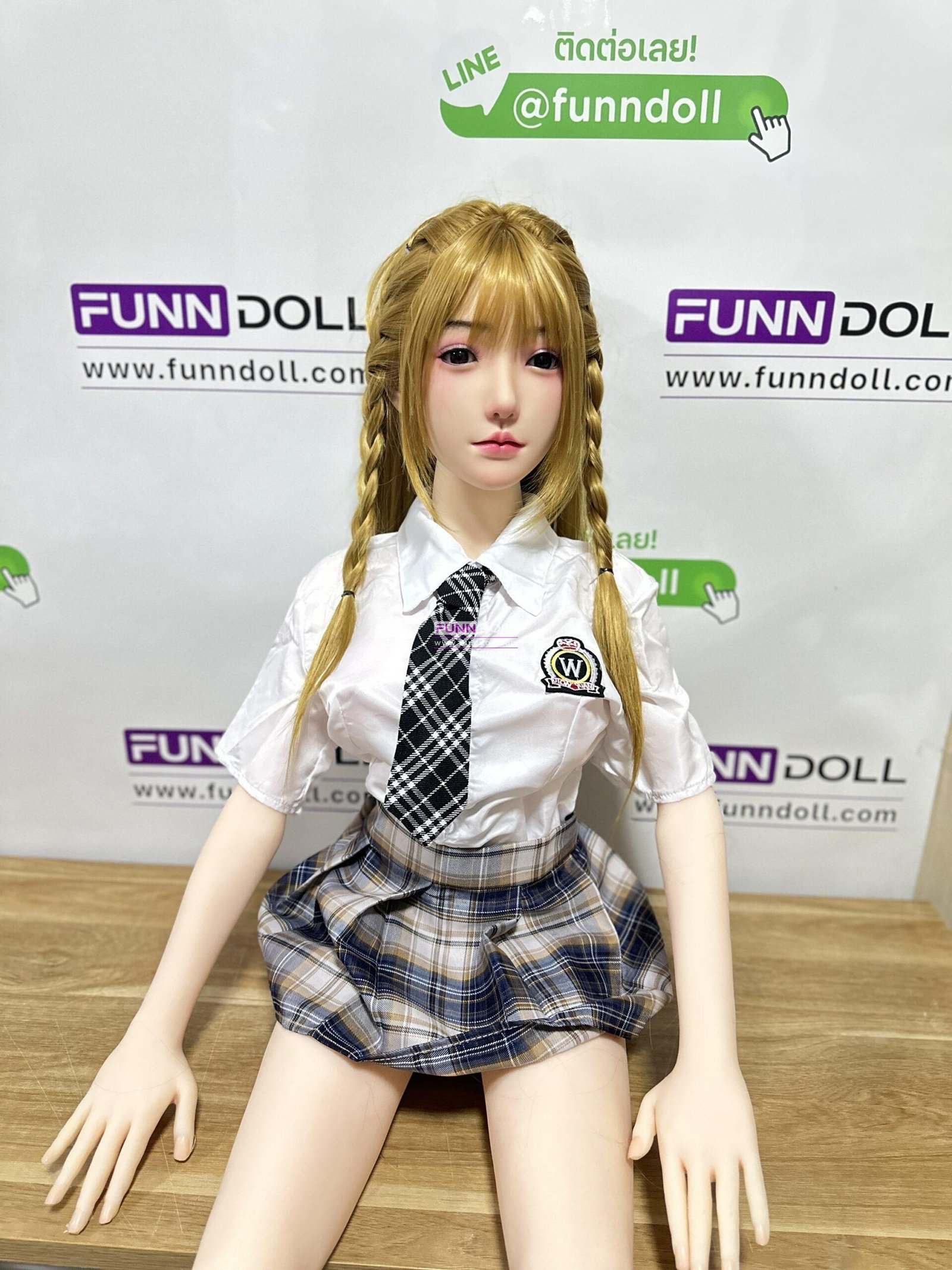 ตุ๊กตายางพร้อมส่ง หัวซิลิโคน 135cm. น้องมายด์ - Image 13