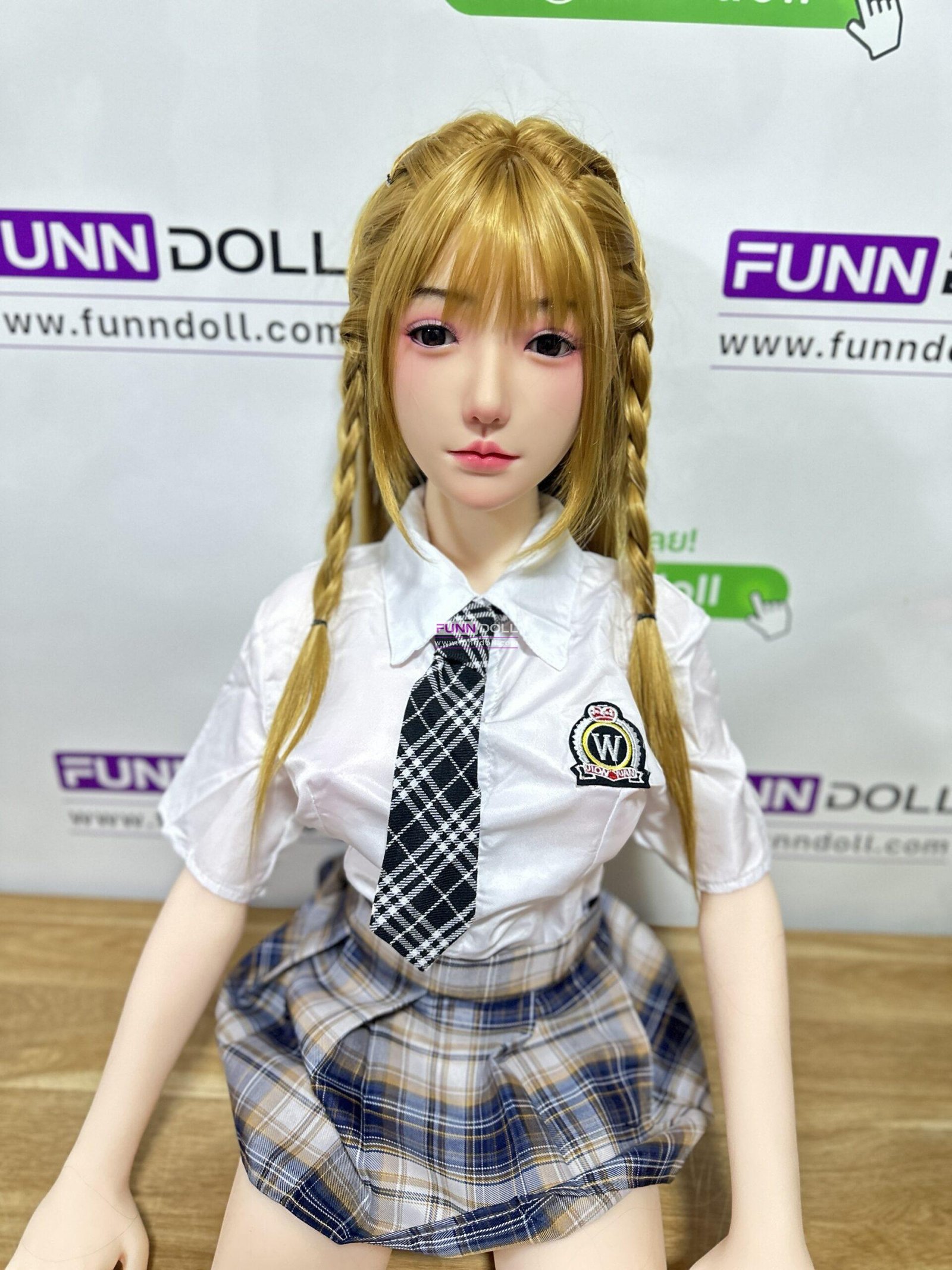 ตุ๊กตายางพร้อมส่ง หัวซิลิโคน 135cm. น้องมายด์