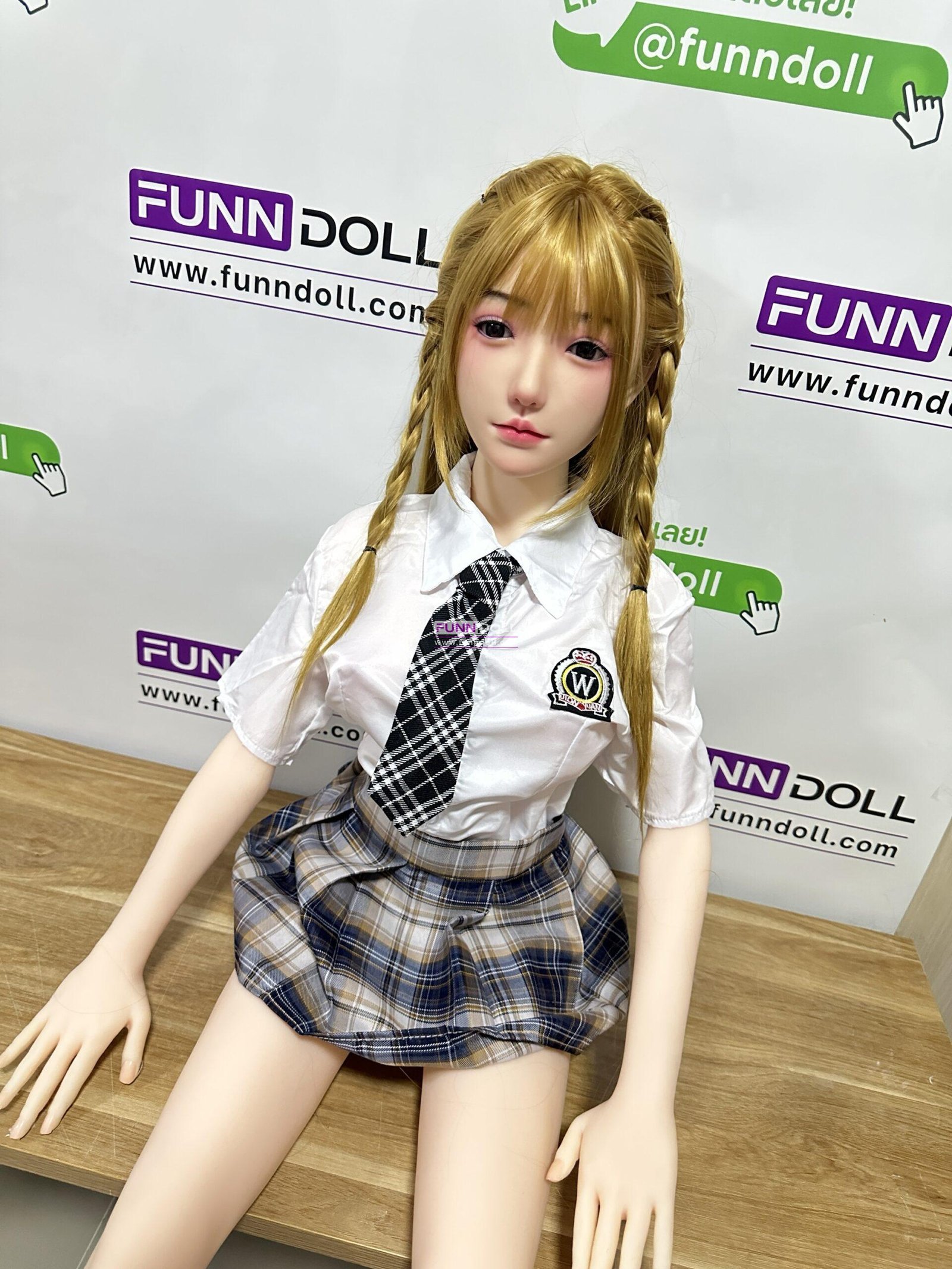 ตุ๊กตายางพร้อมส่ง หัวซิลิโคน 135cm. น้องมายด์ - Image 17