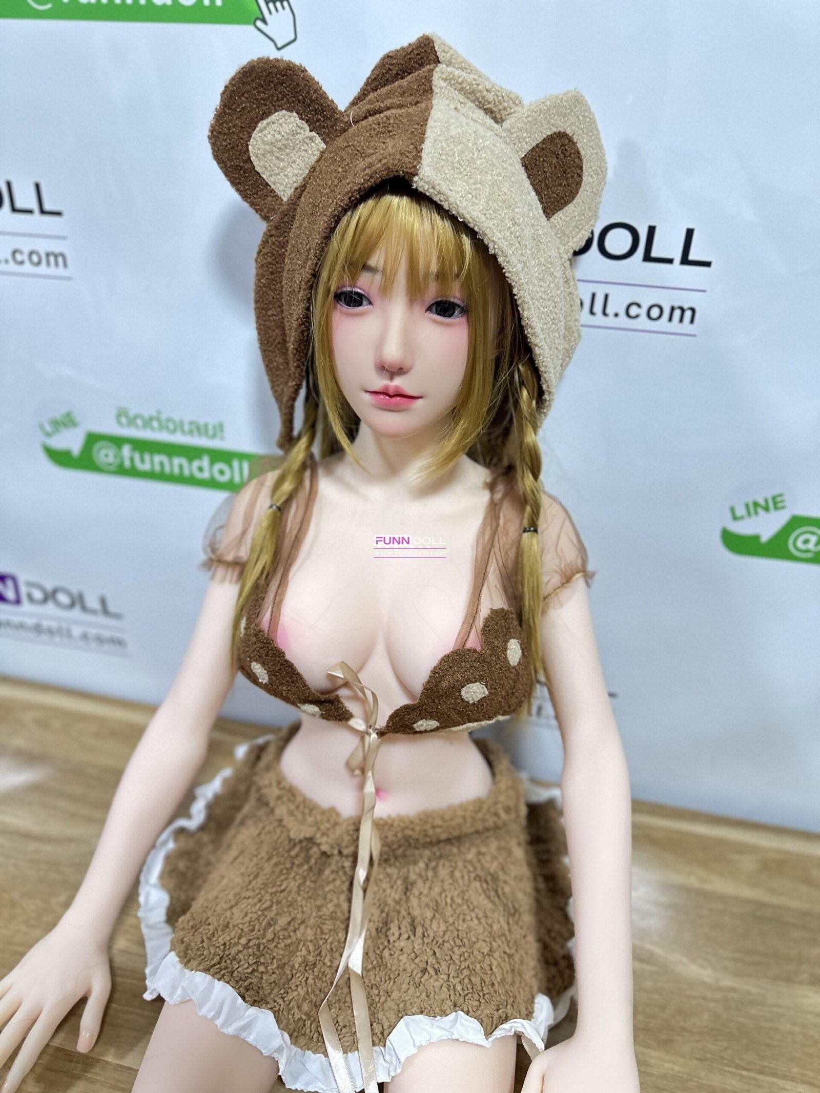 ตุ๊กตายางพร้อมส่ง หัวซิลิโคน 135cm. น้องมายด์ - Image 10