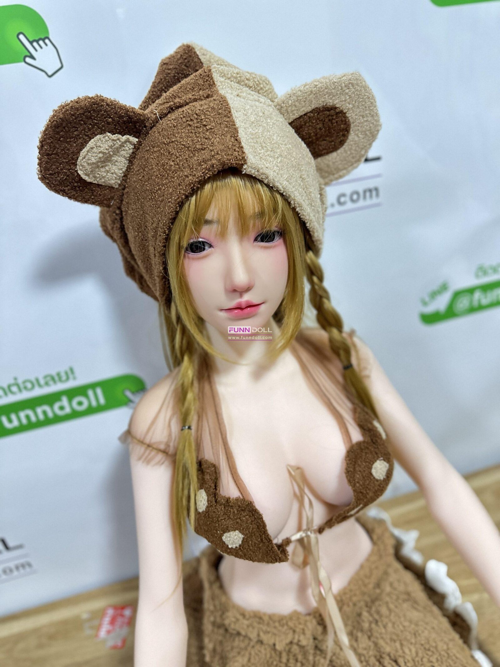 ตุ๊กตายางพร้อมส่ง หัวซิลิโคน 135cm. น้องมายด์ - Image 6