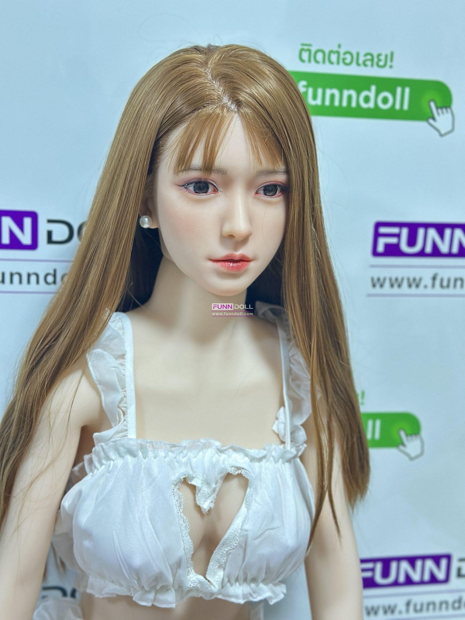 ตุ๊กตายางพร้อมส่ง หัวซิลิโคน 148cm น้องฟรีย่า หน้าอกเล็ก - Image 15