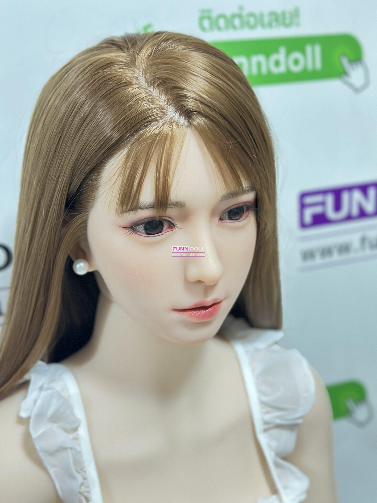 ตุ๊กตายางพร้อมส่ง หัวซิลิโคน 148cm น้องฟรีย่า หน้าอกเล็ก - Image 2
