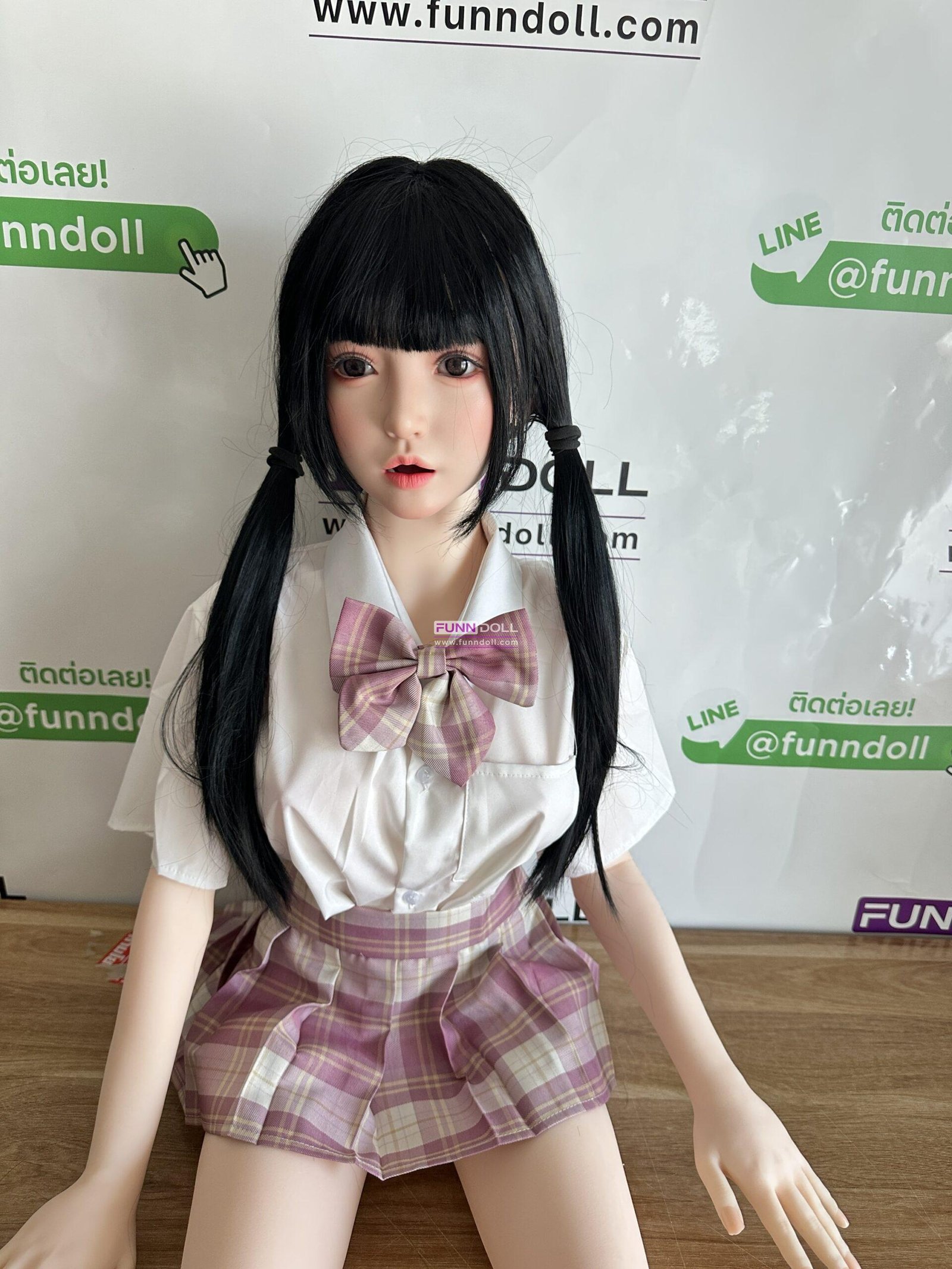 ตุ๊กตายางพร้อมส่ง หัวซิลิโคน 135cm. น้องโตเกียว มีช่องปาก - Image 16