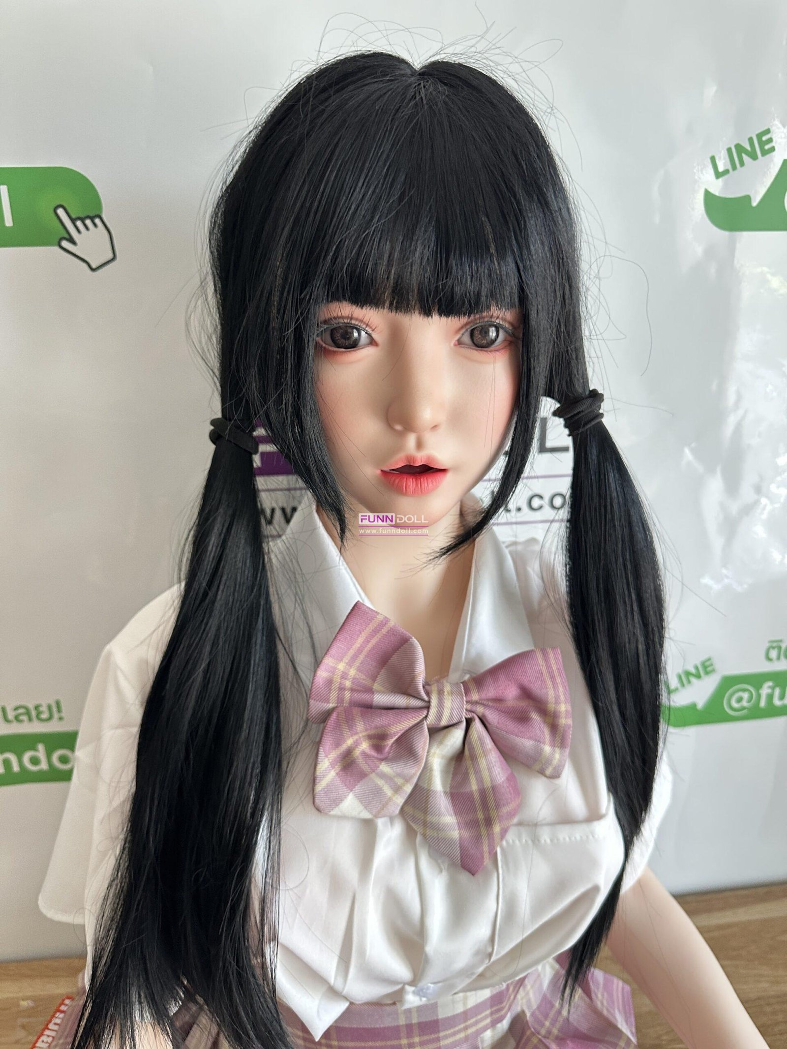 ตุ๊กตายางพร้อมส่ง หัวซิลิโคน 135cm. น้องโตเกียว มีช่องปาก - Image 5