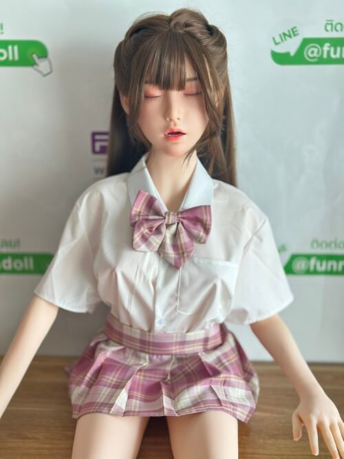 ตุ๊กตายางพร้อมส่ง หัวซิลิโคน 135cm. น้องปุยฝ้าย มีช่องปาก